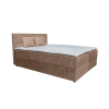 Parkbútor ARAMIS bézs kárpitozott boxspring ágy 160*200