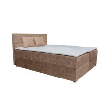 Parkbútor ARAMIS bézs kárpitozott boxspring ágy 160*200 ágy és ágykellék