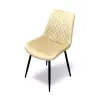 Parkbútor Onyx szék beige bársony szövet