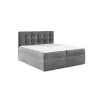 Parkbútor TYP 50 sötétszürke kárpitozott boxspring ágy 160*200