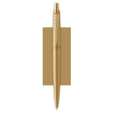 Parker Golyóstoll, 0,7 mm, nyomógombos, arany színű klip, arany tolltest, PARKER, Royal Jotter XL, kék (ICPJRXLA) toll