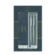 Parker Jotter golyóstoll és mechanikus ceruza rozsdamentes acél, ezüst klipsz 2093256 toll