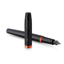 Parker Royal Im Professionals Vibrant Kupakos töltőtoll fekete/narancs - 0.5mm / Kék (7040335001) toll