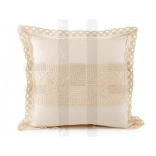  Párnahuzat pálcás csipkével - 45x45 cm lakástextília