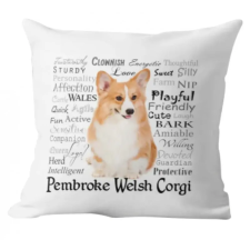  Párnahuzat Welsh corgi lakástextília