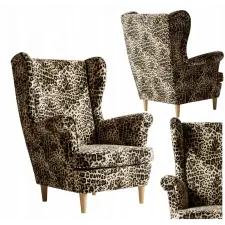  Párnás Fotel, Divatos, Modern Leopárdminta – Ari Print Family Bútorok bútor