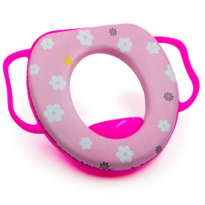  Párnázott WC ülőke gyerekeknek, kapaszkodó fülekkel - lányos takarító és háztartási eszköz