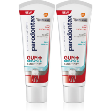 Parodontax Gum And Sens Whitening fehérítő fogkrém a fogakra 2x75 ml fogkrém