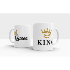  Páros bögre - Queen &amp; King ajándéktárgy