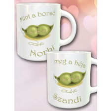 Páros bögre valentin napra - Borsó meg a héja bögrék, csészék