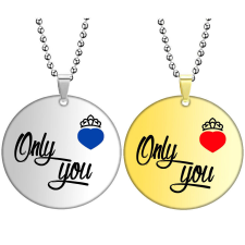  Páros Only You medál láncra vagy kulcstartóra medál