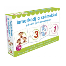  Párosító puzzle - fejlesztő játék -Ismerkedj a számokkal (Dohi) puzzle, kirakós