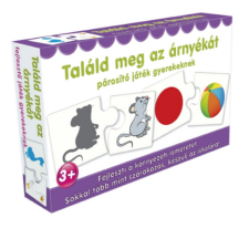  Párosító puzzle - fejlesztő játék-Találd meg az árnyékát (Dohi) puzzle, kirakós