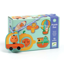  Párosító puzzle - Járművek, 20 db-os - Duo Vehicles puzzle, kirakós