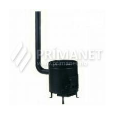  Parti üstház 39 cm + kémény, könyök kerti sütés és főzés