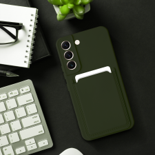 Partnertele Kártyatartós tok SAMSUNG S24 zöld tok és táska