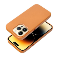 Partnertele Leather Mag Cover IPHONE 15 PLUS narancssárga tok tok és táska