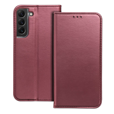Partnertele Smart Magneto Könyvtok SAMSUNG S24 ULTRA bordó színben tok és táska