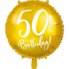 Party Deco Fólia Lufi Arany Boldog Születésnapot 50-es 45cm FB24M-50-019 (PARX1224)