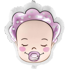 Party Deco Fólia Lufi Cumizós Babafej Rózsaszín 40x45cm - Lány FB63-081 (PARX1268) party kellék