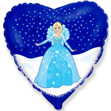  Party fólialufi jégvarázs Elsa mintával 45cm party kellék