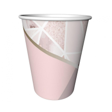 PARTY Rose Chic, Rózsaszín papír pohár 6 db-os 240 ml party kellék