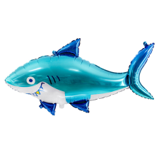 PartyDeco Fólia lufi Cápa 102x62 cm party kellék