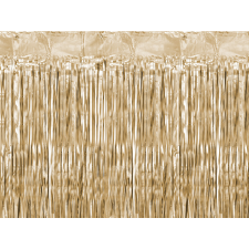 PartyDeco Partifüggöny, arany, 90x250cm party kellék