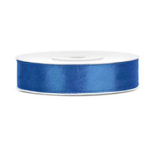 PartyDeco Szatén szalag királykék 12mm/25m szalag, zsinór