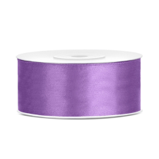 PartyDeco Szatén szalag levendula lila 25mm/25m szalag, zsinór