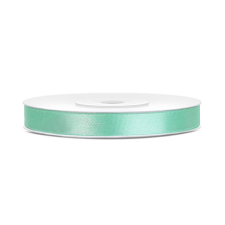 PartyDeco Szatén szalag menta 6mm/25m szalag, zsinór