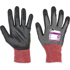  PARVA nitril védőkesztyű feket/szürke 10