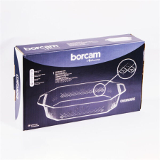 Pasabahce BORCAM hatszögletű hőálló üvegedény fogóval 2.750ml, 361*210*64mm (1119811) edény