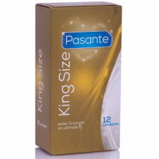 Pasante PASANTE - ÓVSZER KING MS HOSSZÚ ÉS SZÉLESSÉG 12 DARAB óvszer