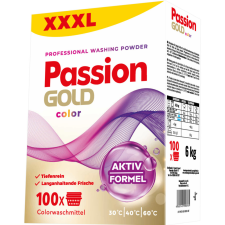 PASION GOLD Passion Gold színes mosópor 6kg / 100 mosás tisztító- és takarítószer, higiénia