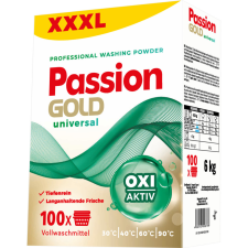 PASION GOLD Passion Gold univerzális mosópor 6kg / 100 mosás tisztító- és takarítószer, higiénia