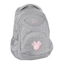 PASO BeUniq hátizsák, iskolatáska - 3 rekeszes - Disney - Minnie Mouse - szürke-rózsaszín (DM24TT-2708) iskolatáska