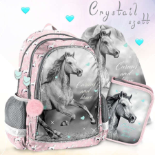 Paso Lovas iskolatáska, hátizsák SZETT - Crystail iskolatáska