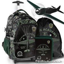  Paso terepszínű gurulós iskolatáska SZETT - Repülőgépek iskolatáska