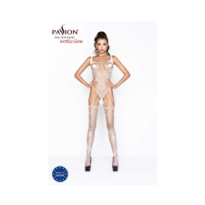 Passion BS034 - rózsás-indás necc szett (fehér) - S-L body