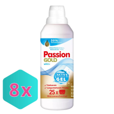 Passion Gold mosógél fehér ruhákhoz 1L / 25 mosás KARTON - 8db tisztító- és takarítószer, higiénia