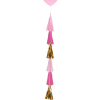  Pastel Pink léggömb szalag + lufisúlytartó