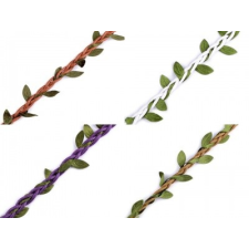  Paszomány levelekkel - 10 m dekorációs kellék