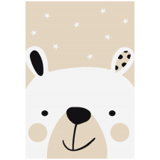  Pasztel gyerekszőnyeg D066A_SFU66 bézs maci mintás 160x230 cm lakástextília