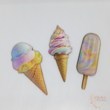  Pasztell fagyi csomag dekorációs kellék