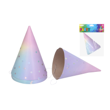 Pasztell parti kalapok 15 cm party kellék