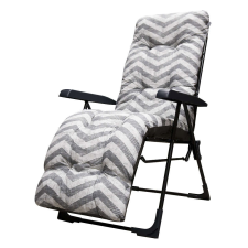 Patio Patio Malaga Plus összecsukható kerti szék lábtartóval csíkos kerti bútor