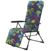 Patio Patio Torino Plus összecsukható kerti szék lábtartóval sötét levelek