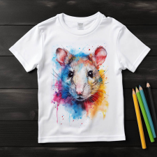  Patkány póló (Gyerek)(Színes) gyerek póló