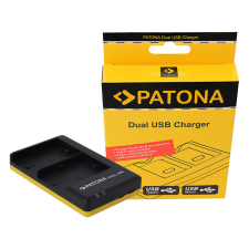 PATONA Canon LP-E6, LPE6 Dual Quick-akkumulátor töltő mikro USB kábellel digitális fényképező akkumulátor